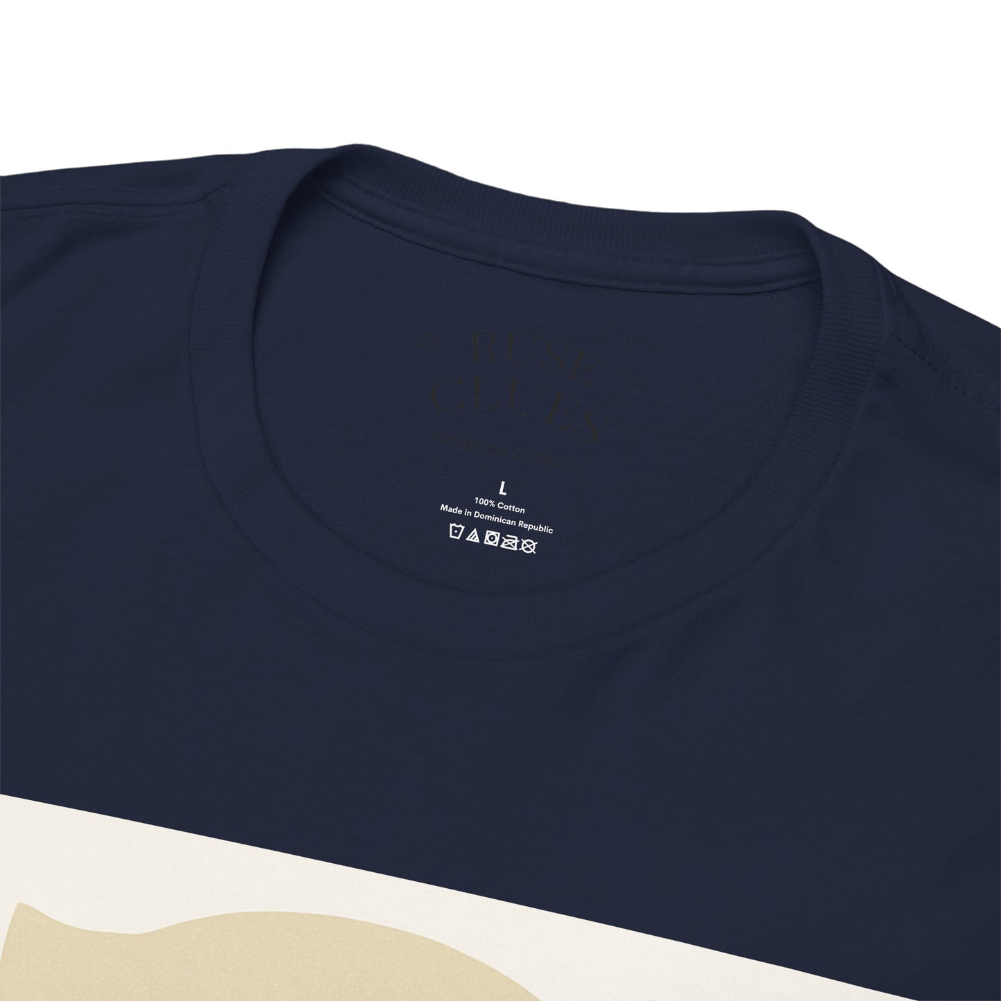 Deceptive AI Unisex Heavy Cotton Ruse Clues Tee - Bold Graphic Tee for Tech Enthusiasts