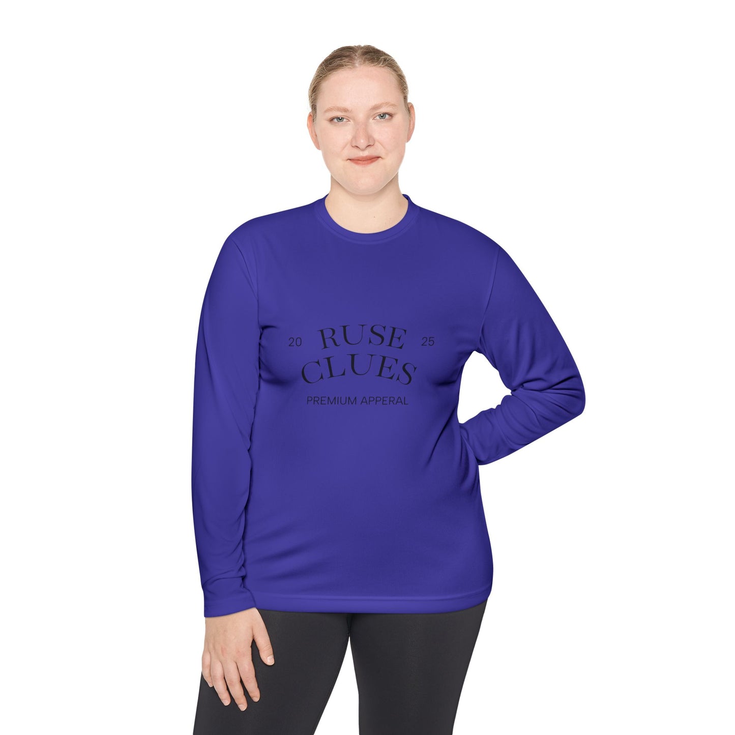 Women's Lightweight  Long Sleeve Ruse Clues Tee - Premium Apparel for Everyday Style, Casual Wear, Gifts for Friends, Layering Piece, Trendy Fashion