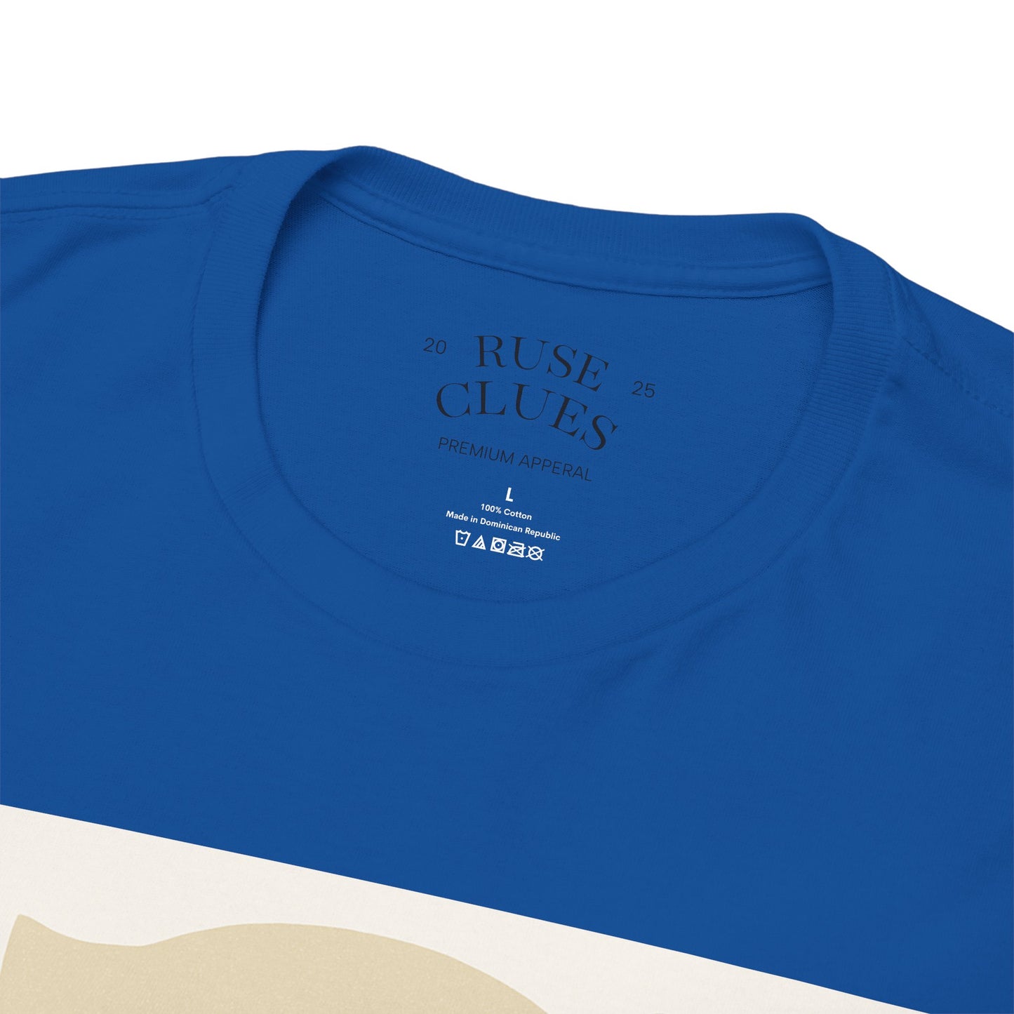 Deceptive AI Unisex Heavy Cotton Ruse Clues Tee - Bold Graphic Tee for Tech Enthusiasts