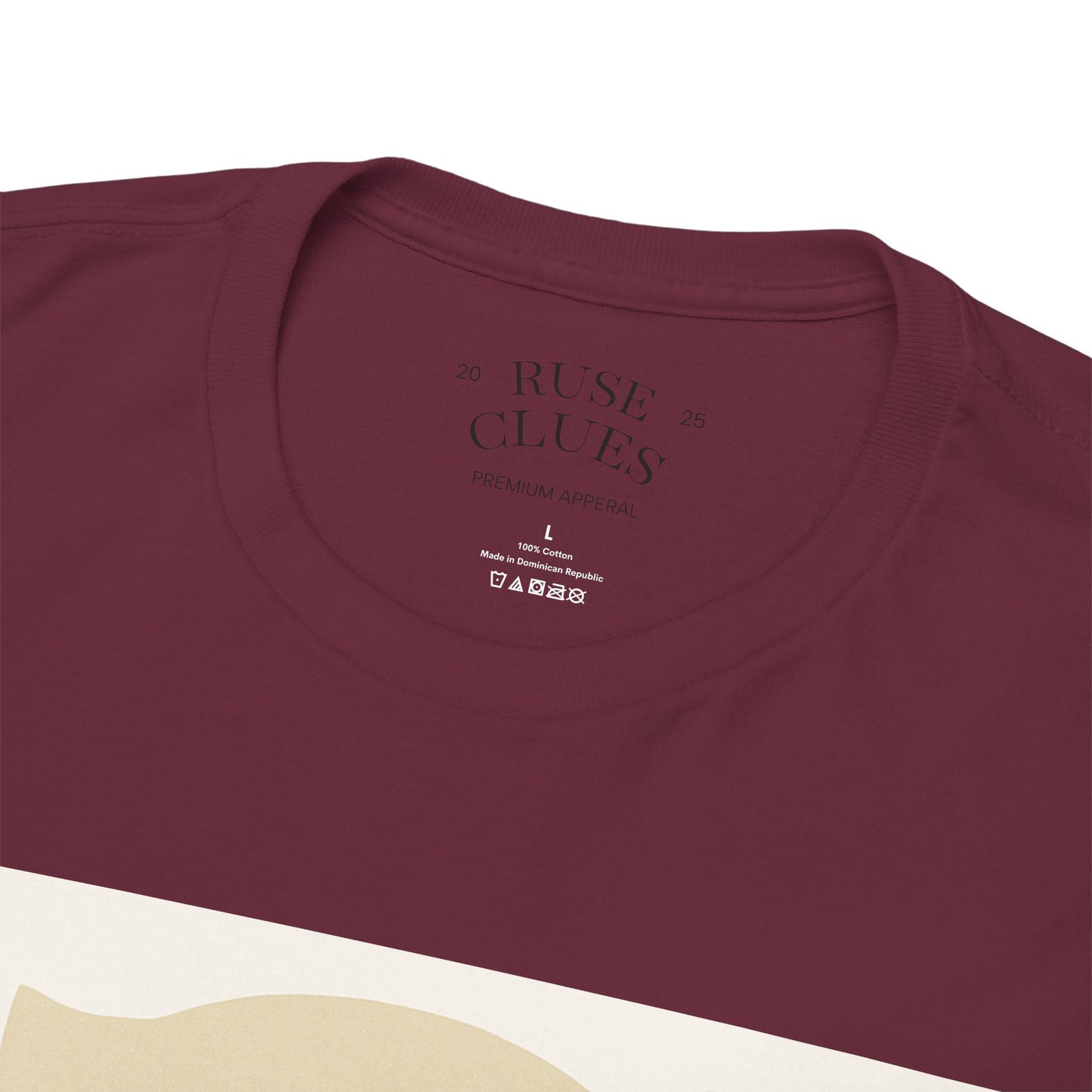 Deceptive AI Unisex Heavy Cotton Ruse Clues Tee - Bold Graphic Tee for Tech Enthusiasts