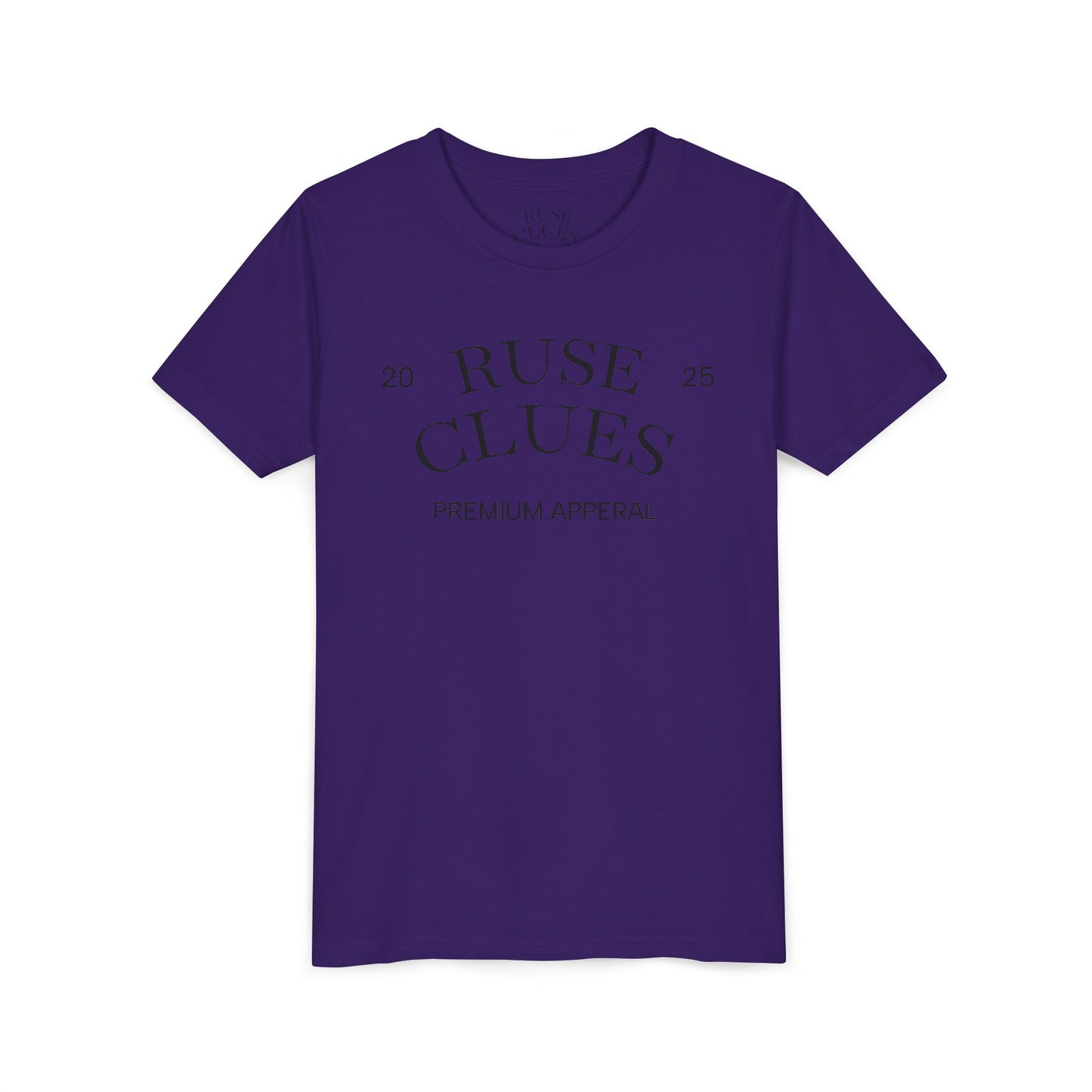 Youth Short Sleeve Ruse Clues Tee, Fun Graphic Tee, Kids Casual T-Shirt, Gift for Teens, Back to School Apparel, Summer Wear