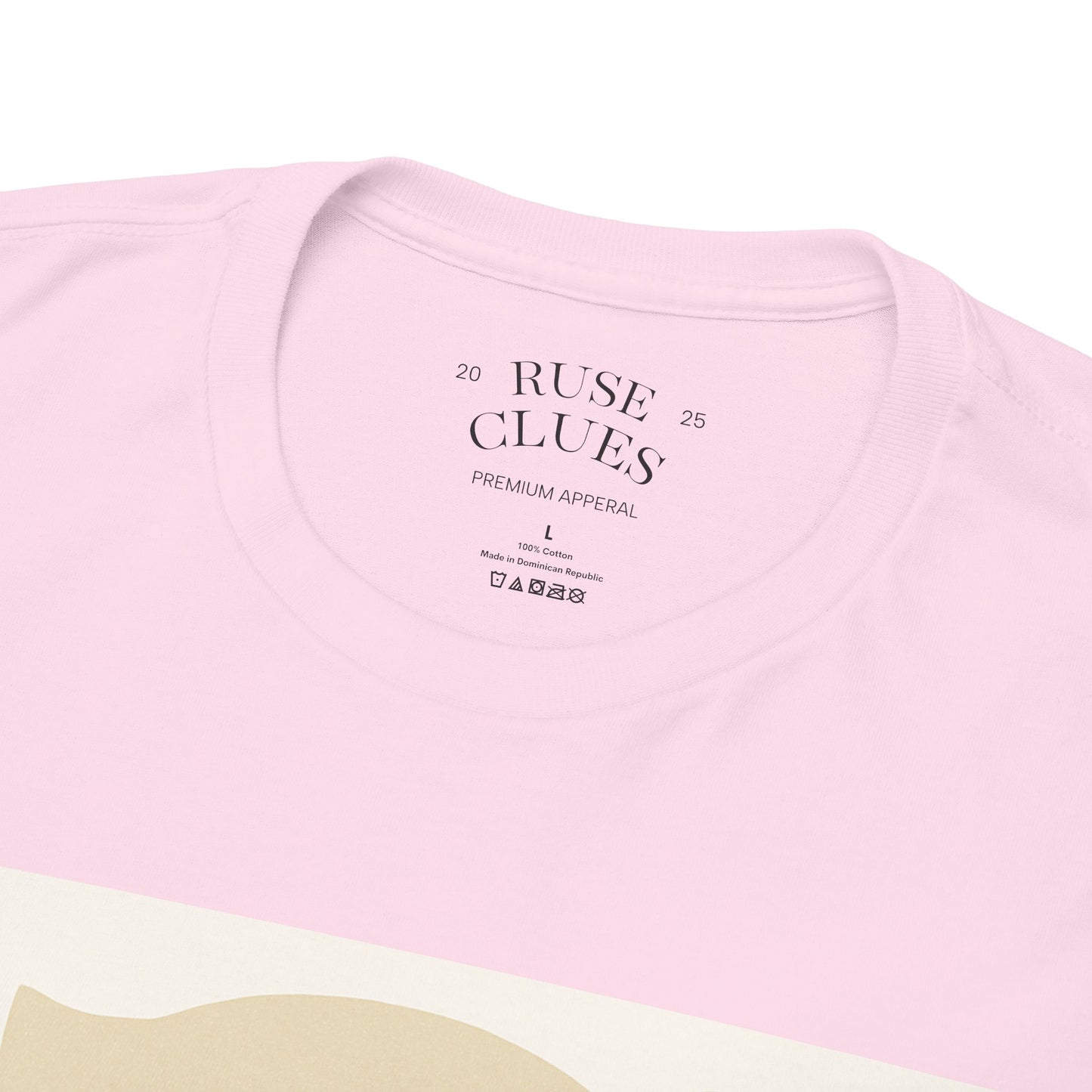 Deceptive AI Unisex Heavy Cotton Ruse Clues Tee - Bold Graphic Tee for Tech Enthusiasts