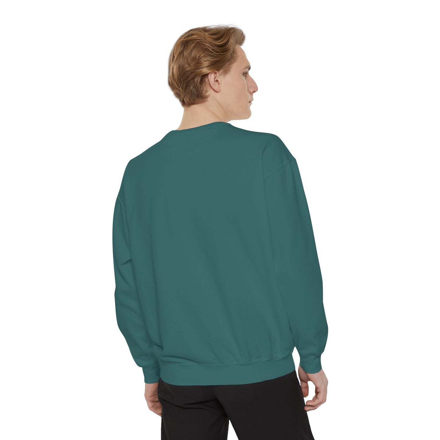 Unisex Garment-Dyed Ruse Clues Sweatshirt - Cozy, Trendy, Perfect for Everyday Wear, Gift for Friends and Family, Great for Fall and Winter