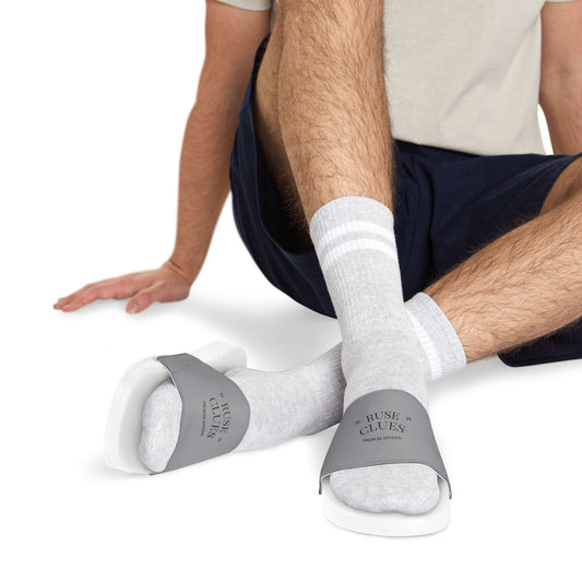 Men's Ruse Clues Removable-Strap Sandals, Casual Summer Footwear, Beach Sandals, Comfortable Pool Slides, Easy Slip-On Shoes